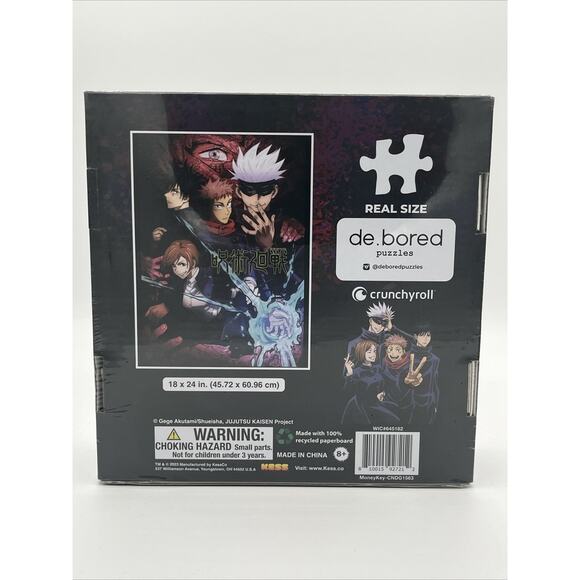 De.Bored Jigsaw Puzzle JUJUTSU KAISEN 500 piece 18x24 Inch, BRAND NEW SEALED - Picture 3 of 3